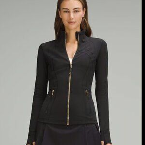 Lululemon Define Jacket *Nulu Black / Gold Size 12